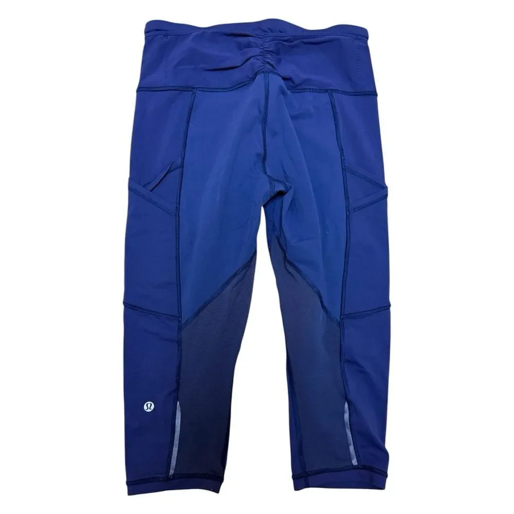 Lululemon Womens Purple/Blue Crop Leggings. Sz 8